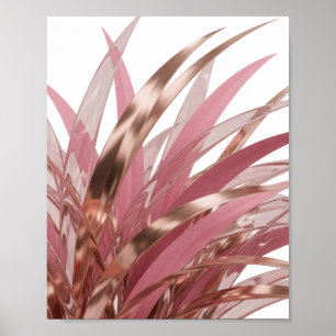 Kool Zilver ABSTRACT ART Design v2 Poster