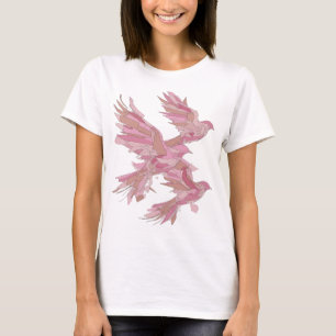 Kool Zilver ABSTRACTE KUNST Artistiek Motief v2 T-shirt