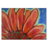 Kool Zonnebloem 8x11 Knipperbord Snijplank (Voorkant)