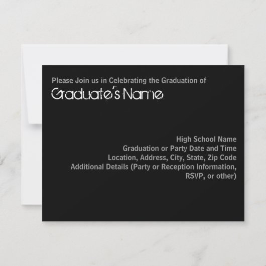 Kool-, zwarte en witte gradustrie kaart (Achterkant)