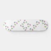Koolachtige bloemen persoonlijk skateboard (Horizontaal)