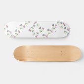 Koolachtige bloemen persoonlijk skateboard (Horizontaal)