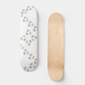 Koolachtige bloemen persoonlijk skateboard (Voorkant)