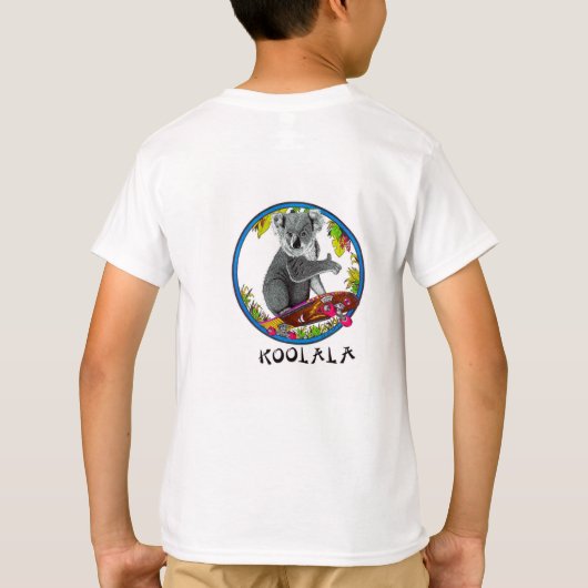 Koolala (kleur) t-shirt (Achterkant)
