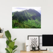 Ko'olau Mountain Ridge Poster (Thuiskantoor)