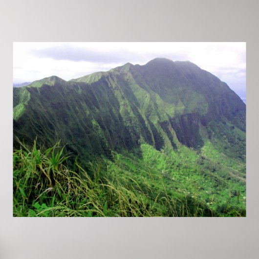 Ko'olau Mountain Ridge Poster (Voorkant)