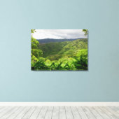 Koolau Mountains Canvas Afdruk (Insitu (Houten vloer))