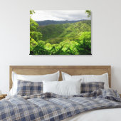 Koolau Mountains Canvas Afdruk (Insitu (Slaapkamer))
