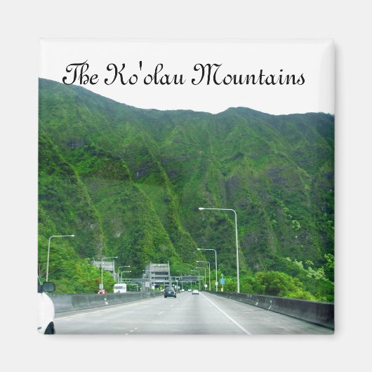 Ko'olau Mountains magnet (Voorkant)
