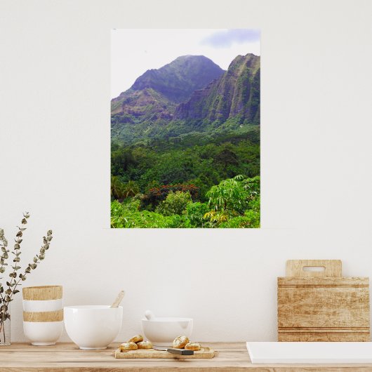 Koolau Mountains Poster (Keuken)