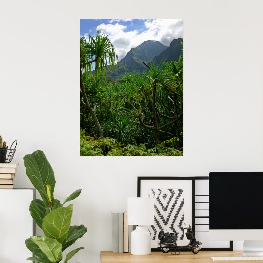 Koolau Mountains Poster (Thuiskantoor)