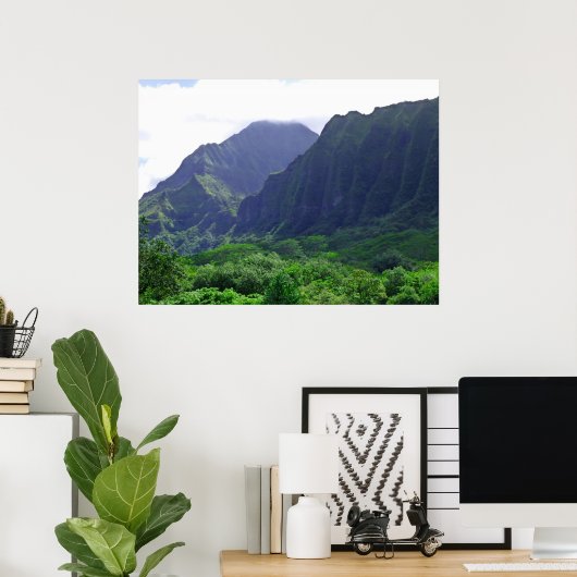 Koolau Mountains Poster (Thuiskantoor)