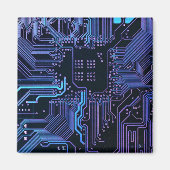 Koolautomatenkaart blauw magneet (Voorkant)