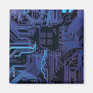 Koolautomatenkaart blauw magneet