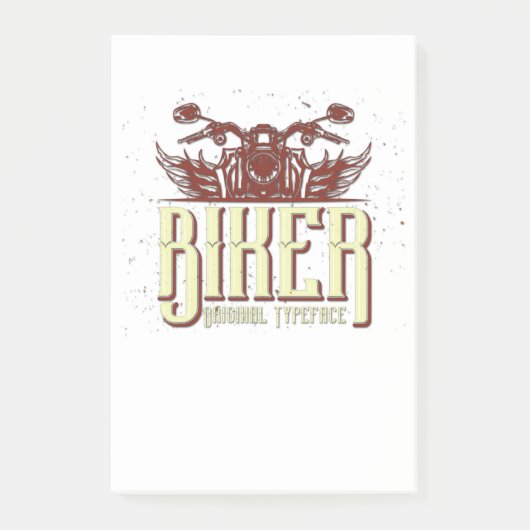 Koolbandontwerp - Origineel lettertype Post-it® Notes (Voorkant)