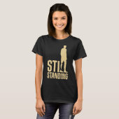 Koolbeen-amandelen voor mannen Prothese been Ampu T-shirt (Voorkant volledig)