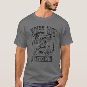 Koolbikerquote motorrijwiel Gezegde Riding T-shirt