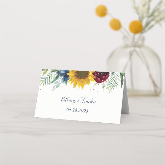 Koolbloem - Glitter Plaatskaartje (Achterkant)