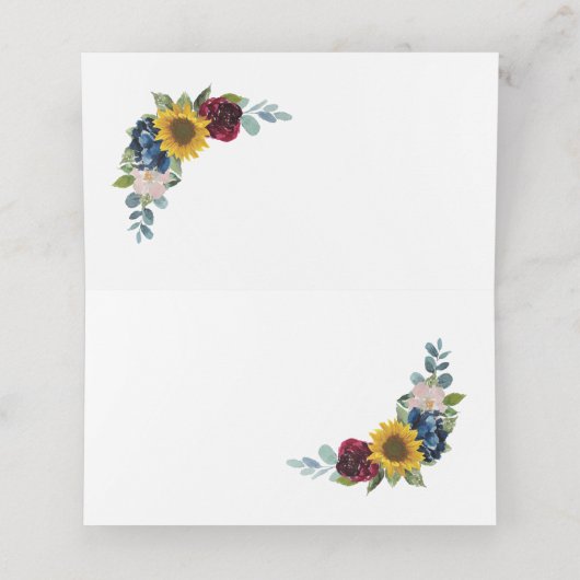 Koolbloem - Glitter Plaatskaartje (Binnenkant ongevouwen)