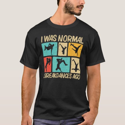 Koolbreakdans voor mannen Breakdancer Breakdan T-shirt (Voorkant)