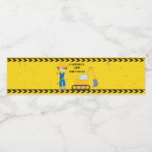 Koolconstructievoertuig Aangepaste kinderen van af Waterfles Etiket (Enkel label)