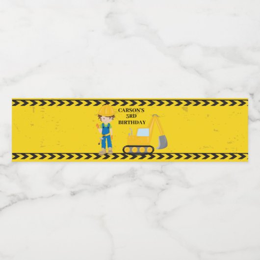 Koolconstructievoertuig Aangepaste kinderen van af Waterfles Etiket (Enkel label)