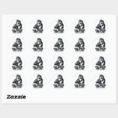 KOOLDASBADGER RONDE STICKER (Vel)