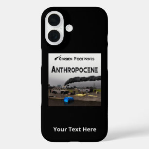 Kooldioxidevoetafdruk - Antropoceen iPhone 16 Hoesje