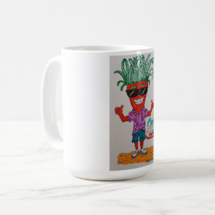Koole Cartoon Wortel met Zonnebril! Koffiemok
