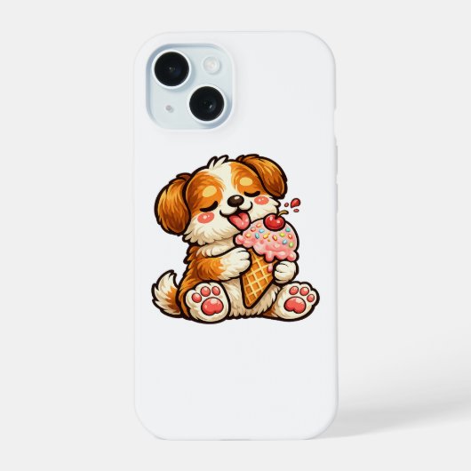 Koole Hondenijs iPhone 15 Case (Achterkant)