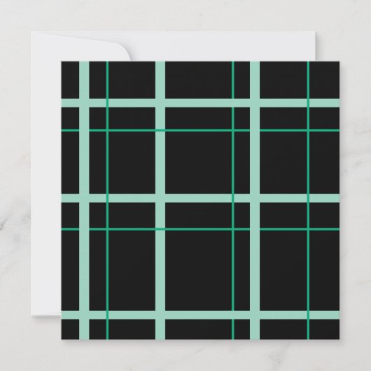 Koole kaart met gestreepte print (Voorkant)