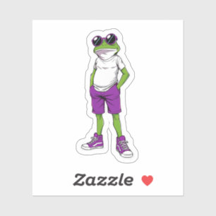 Koole Kikker Sticker – Grappige Bril Kikker Kinder