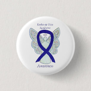 Koolen-de-Vries Syndrome Awareness Ribbon Pin Ronde Button 3,2 Cm