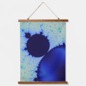 Koolfractals wandtapestand hangend wandkleed (Voorkant)