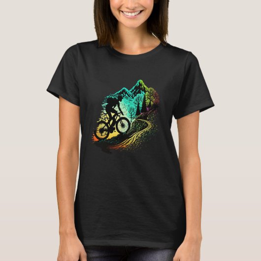 Koolgebergte - MTB-bike voor mannen Kinder T-shirt (Voorkant)
