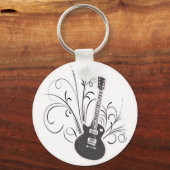 Koolgitaar Sleutelhanger (Voorkant)