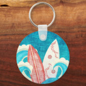 Koolgrunge surfplanken sleutelhanger (Voorkant)