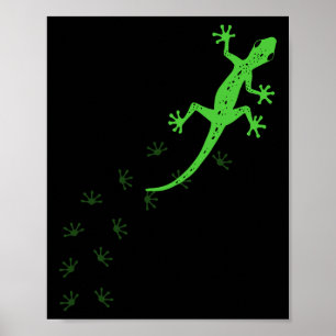 Koolhagedis ontwerp voor mannen Gecko Pet Animal Poster