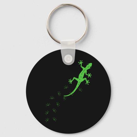 Koolhagedis ontwerp voor mannen Gecko Pet Animal Sleutelhanger (Voorkant)