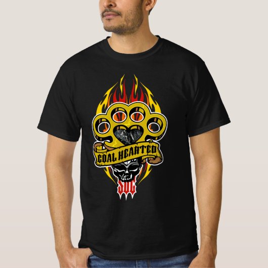 KOOLHARTIG met koperen knokkels T-shirt (Voorkant)