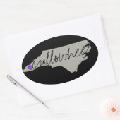 Koolhee, NC-sticker- set van 4 Ovale Sticker (Envelop)