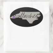 Koolhee, NC-sticker- set van 4 Ovale Sticker (Tas)