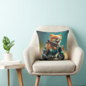 Koolhondenfietsers die fietsen besturen met een sc kussen (Stoel)