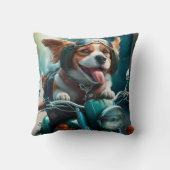 Koolhondenfietsers die fietsen besturen met een sc kussen (Achterkant)