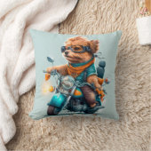 Koolhondenfietsers die fietsen besturen met een sc kussen (Deken)