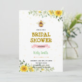 Koolhoningbijenborsteluitnodiging Bedankkaart (Staand voorkant)