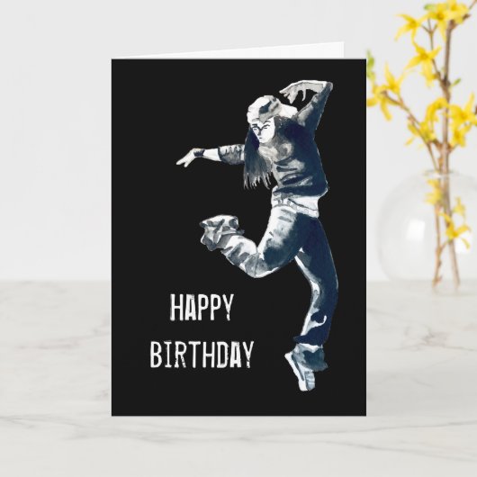 Koolhoopdanserekaart Kaart (Gele Bloem)