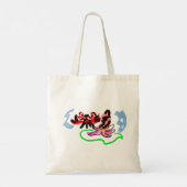 Koolhydraat zomer leuk spelen tote bag (Achterkant)