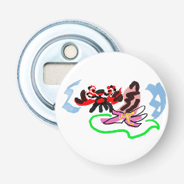 Koolhydraat zomer leuke speel button flesopener