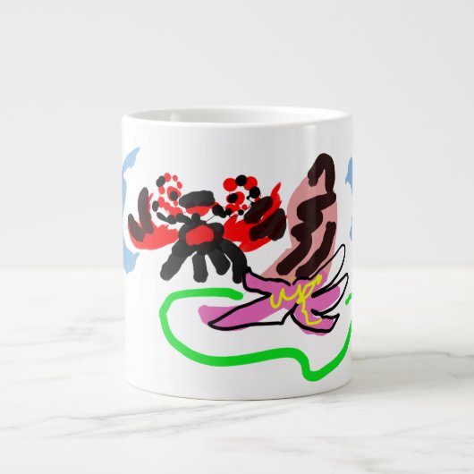 Koolhydraat Zomer leuke spelen Grote Koffiekop (Voorkant)